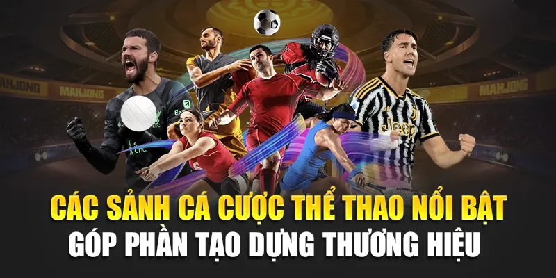 Các sảnh cá cược thể thao nổi bật